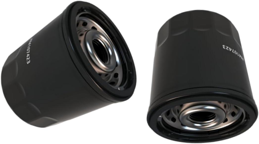 Oil Filter AM107423 Compatible with John Deere Gators 4X2 6X4 HPX,Tractors 160 170 180 240 GT242 GX255 X728 X730 (2-Pack)