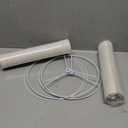 Beige Linen Lamp Shades Set of 2, 10"x10"x11.8" Tall Drum Lamp Shade for Table Lamps & Floor Lamps & Bedside Lamps, Spider Fitter Lampshades for Modern & Rustic Decor, Easy Assembly