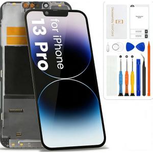 for iPhone 13 Pro Screen Replacement, LCD for iPhone 13Pro Display Digitizer Touch Assembly with Repair Kits,Model A2483,A2636,A2638,A2639,A2640,Incell