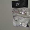 JM 3 Pack Oversized Cat Eye Reading Glasses for Women Funky Blue Light Flexible Cateye Readers