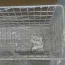 2 Sets Extra Large Hanging Wall Basket, White Metal Wire Baskets with Steel Hooks for Organizing, WallmountedFruit Vegetable Toy Snack Storage, Home Kitchen Bathroom Laundry Pantry Organizer