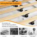 2 Pcs Adjustable Bed Frame Support Legs (8.27"-13.39") Bed Center Slat Leg Replacement Legs for Bed Frame Reinforcement Parts for Sofa Cabinets Furniture