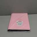 Premium 9 Pocket Card Binder for 540 Cards, Fabmaker PU Cover Trading Card Binder, Sturdy Card Collection Album, Sleek Card Holder Folders for Game Cards & Sports Cards, Pink