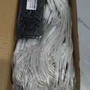 JMEXSUSS Outdoor Net Lights Waterproof, 12ft x 5ft with 8 Modes Remoter, 360 LED Plug in Net Lights for for Bush Patio Christmas Tree Decor (Clear Wire, White)