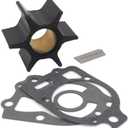 QuickMarine 89984 Water Pump Impeller Service Kit for Mercury Marine Mercruiser Force 65-225 HP Outboard and Sterndrive Motor Replacement 47-89984T3 47-89984 Sierra 18-3017 with Key and Gaskets