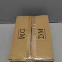 D.M DESIGNMASTER [6 PACK,12 OZ - Premium Glass Coffee Mugs with Handle. Transparent Tea Glasses for Hot/Cold Beverages, Perfect Design for Americano, Cappuccino, Tea and Beverage.