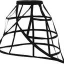 Pannier Petticoat Women Victorian Bustle Cages Hoop Skirt Cage Skirt for Women (One Size)