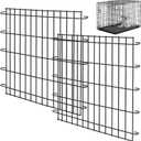 Tandefio 2 Pack Dog Crate Divider Panel for 36 Inch Crates - Adjustable Metal Pet Kennel Divider for Large, Medium & Small Dogs | Easy Installation & Secure Design (20.7 x 22.1 Inches)