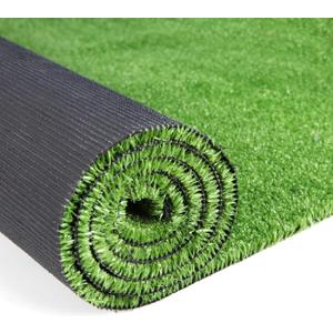 Artificial Grass Turf, 10ft x 10ft 0.4" Pile Height, Indoor Outdoor Fake Astroturf Rug Carpet Mat for Balcony Decor Backyard Patio Backdrop Fence Wall Decorations Dogs