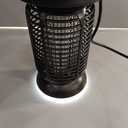 Bug Zapper Outdoor Indoor, Electric Fly Zapper Waterproof with 2W LED Light, 18W Power & 4000V High-Voltage, Coverage Area of 1/2-1 Acre, 5.5ft Cord, Plug-in Mosquito Trap for Patio Backyard Garden