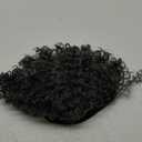 Aisaide Kinky Curly Headband Wig 12 Inch Grey Deep Curly Headband Wigs for Women Short Glueless No Lace Deep Curly Half Hair Wig Dark Silver Grey