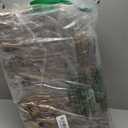 Windyun 100 Pcs Mini Paper Gift Bags with Handle 6 x 6 x 6'' Square Small Favor Bag with DIY Thank You Tag for Christmas Birthday Wedding Bridal Shower Bridesmaid Graduation Party (Kraft)