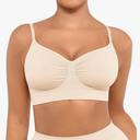 FeelinGirl Bralettes for Women with Support Comfortable Bras No Underwire Seamless Everyday Bras, Large