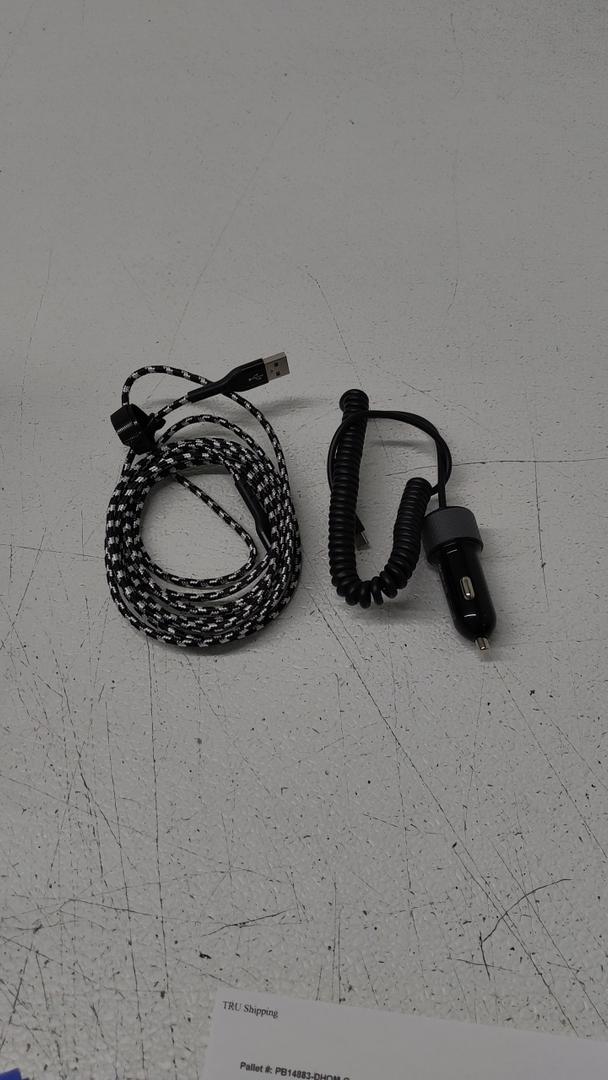 ZGEAR 2.4AMP CAR CHARGER TYPE C QCK CHRG, ZGR 10 FT ENDURATECH USB C CABLE