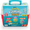 Chuckle & Roar Family Fishing Derby Learn While You Play Game, 15 X 9 X 0.1 Inches