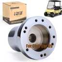 10L0L Golf Cart Steering Wheel Adapter Fits Club Car DS 5-6 Holes Golf Cart Steering Wheel - Sliver