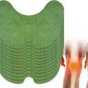 40 Pads Original Herbal Knee Patches,Powerful Temporary Pain Relief - Adhesive Heat Patches for Knee Support and Muscle Pain Relief, Made with Natural Herbs for Knee