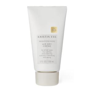 Kristin Ess Hair Weightless Shine Air Dry Cream for Curl Definition, Smoothing + Blowout Prep - Frizz Control - Light Hold - Women's Styling Product for Frizzy, Wavy + Curly Hair - Vegan