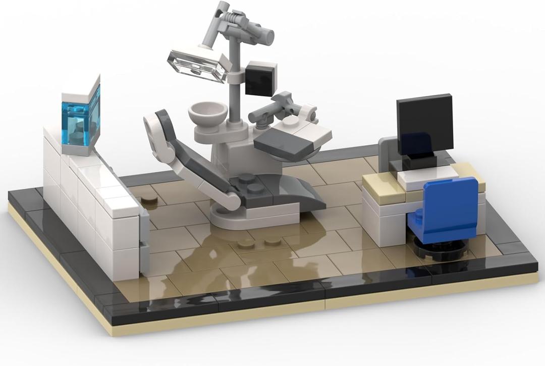 Building Toy Set - Fun Arts and Crafts Idea for Girls and Boys, Ages 9+ - Gift for Kids, Learning Through Play Hospital Dental Department