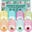 32 Pack Shower Steamers Aromatherapy Gifts for Women and Men, Bulk Shower Bombs with Essential Oils, Self Care, Spa Gifts, Birthday Gifts, Stocking Stuffers and Christmas Gifts