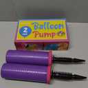 Balloon Pump Hand Held, Inflator Air Pump for Balloons - 2Way Dual Action, 2Pack: Friends can Help - Easy to Use