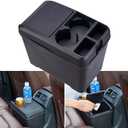 Car Trash Can Bin Waste Container Multi-Function Storage Box Car Cup Holder Car Organizer