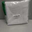 SpaceDresser Sheer Voile Window Treatment Rod Pocket Curtain Panels for Kitchen Bedroom Living Room Drapes Sunlight Filtering Privacy Semi Home Decor Assorted Colors Sizes (Optical White, 52 W x 54 L)