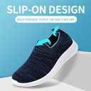 Apawwa Kids Lightweight Slip On Running Shoes - Pink/Blue/Navy/Black Walking Shoes for Toddler/Little Kids/Big Kids