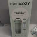 Momcozy 22oz Portable Breast Milk Cooler for Outdoor, Life Saver with 360° Total Cooling for 24 Hours, Larger Capacity Travel Breastmilk Chiller with 2pcs Baby Bottles for Breastmilk Storage, Green