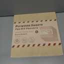 Rowood 4 Pack Birch Plywood 1/4,12x12x1/4inch,Birch Plywood 6mm Wood Sheets Thin Unfinished Wood for Laser Cutting and Engraving,DIY Adult Craft Project Kits for Ornaments, Models Drawing