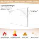2 Pieces 1/8" Thick (3mm) Acrylic Sheets, Plexiglass Sheets, Clear Cast Plexiglass 12”x 24” with Protective Paper for Signs DIY Display Projects,Craft,Photo Frames