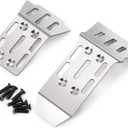 Stainless Steel RC Chassis Guard Skid Plate Axle Protector for 1/18 Arrma Granite Grom Typhon Grom Mega 380 Upgrade Parts