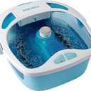 HoMedics Shower Bliss Foot Spa, Shower Massage Water Jets, Pedicure Center with 3 Attachments, Toe-Touch Control, FB-625H