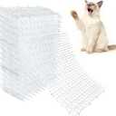 OCEANPAX Scat Mat for Cats 16 x 13 Inch, 10 Pack Clear Cat Deterrent Mats with 1 Inch Spikes & 50 Stickers, Indoor Outdoor Pet Training Pads to Keep Cats Off Sofa, Counter, Garden & Car