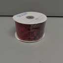 Burgundy Velvet Wired Edge Ribbon, 2.5 Inch x 10 Yards Crushed Velvet Christmas Ribbon for Christmas Tree Decoration Gift Wrapping Garland Wreaths Bows Making