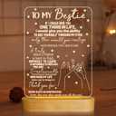 to My Bestie Gifts, Best Friend Gift for Women 3D Illusion Lamp, I Love You Friends Night Light for BFF Christmas White Elephant Gifts, Soft Warm Color Wooden Table Lamp