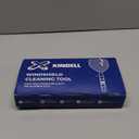 XINDELL Windshield Cleaner Tool  Car Interior Window Cleaning Kit with Extendable Handle & 4 Microfiber Pads, Auto Wiper Inside Windshield Brush for Car & Home Windows (19in)