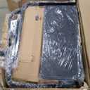 10L0L Golf Cart Rear Seat Kit for Club Car Precedent/Tempo/Onward 2004-Up | Back Flip Seat with High-Density Foam Cushions | Fold Down Rear Seat | Includes Free 4 Passenger Golf Cart Cargo Net