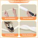 RUBFAC 260 White Long Balloons for Tying Arch, 100pcs Twisting Balloon for Garland Animals Modeling, Birthday, Wedding, Party Decorations