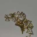 Epakh 100 Pcs Place Card Holder for Table Card Holders for Wedding Triangle Shape Table Number Picture Clips Stand for Centerpiece Anniversary Party(Gold)