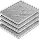 AMI PARTS Aluminum Range Hood filter 97006931 Replacement for Bro-an Nu-tone Range Hood Grease Filter PART#S97006931 (10-1/2 x 8-3/4 in) BP29, 88150, 99010121(4-pack)