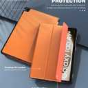 TiMOVO Case for Samsung Galaxy Tab A9+/A9 Plus 11 Inch 2023, Slim Lightweight Stand Hard Back Shell Protective Cover for Galaxy Tab A9+ Tablet SM-X210/X216/X218, Auto Wake/Sleep, Apricot