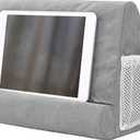 Pillow Foam Laptop Tablet Lapdesk Multifunction Tablet Stand Holder Stand Lap Rest Cushion for Ipad with Bag (Grey)