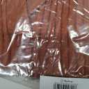 The Drop Women's Marcy Ribbed Polo Top (X-Large), Rust