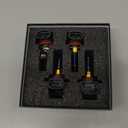 Fits for 2007-2020 Chevy Tahoe/Suburban Halogen Headlight Bulbs Combo, Ultra Bright 5000K White High Low Beam Headlight Bulbs, Plug and Play, 4 Pack