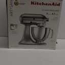 KitchenAid Artisan Series 5 Quart Tilt Head Stand Mixer with Pouring Shield KSM150PS, Contour Silver