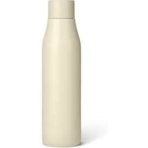 Amazon Basics Insulated Stainless Steel Water Bottle, Leak-Proof, Double-Wall, 20 oz., BPA-Free, Ivory