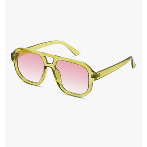 livho Trendy Polarized Square Aviator Sunglasses Women Men Square Eyewear Frame, Retro Sun Glasses for Women Men 2025 Shades