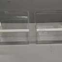 [2 Pack] 2188656 (Upper) & 2188664 (Lower) Upgraded Crisper Bin Refrigerator Drawers,Compatible With Whirlpool Refrigerator,Kenmore Refrigerator Drawer,WP2188656 Fridge Drawer Humidity Control