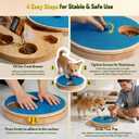 Zenflux Dog Nail Scratch Board with Treat Box for Stress-Free Nail Care